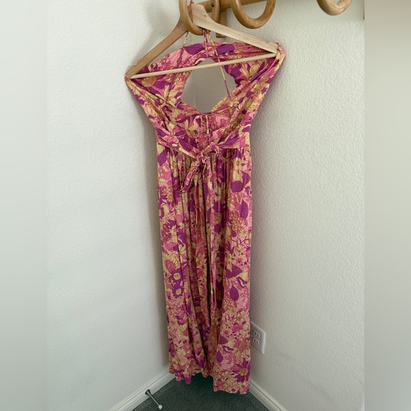 HELLO MOLLY Sunset Shadows Maxi Dress Purple floral size 4 resort summer - Picture 8 of 9